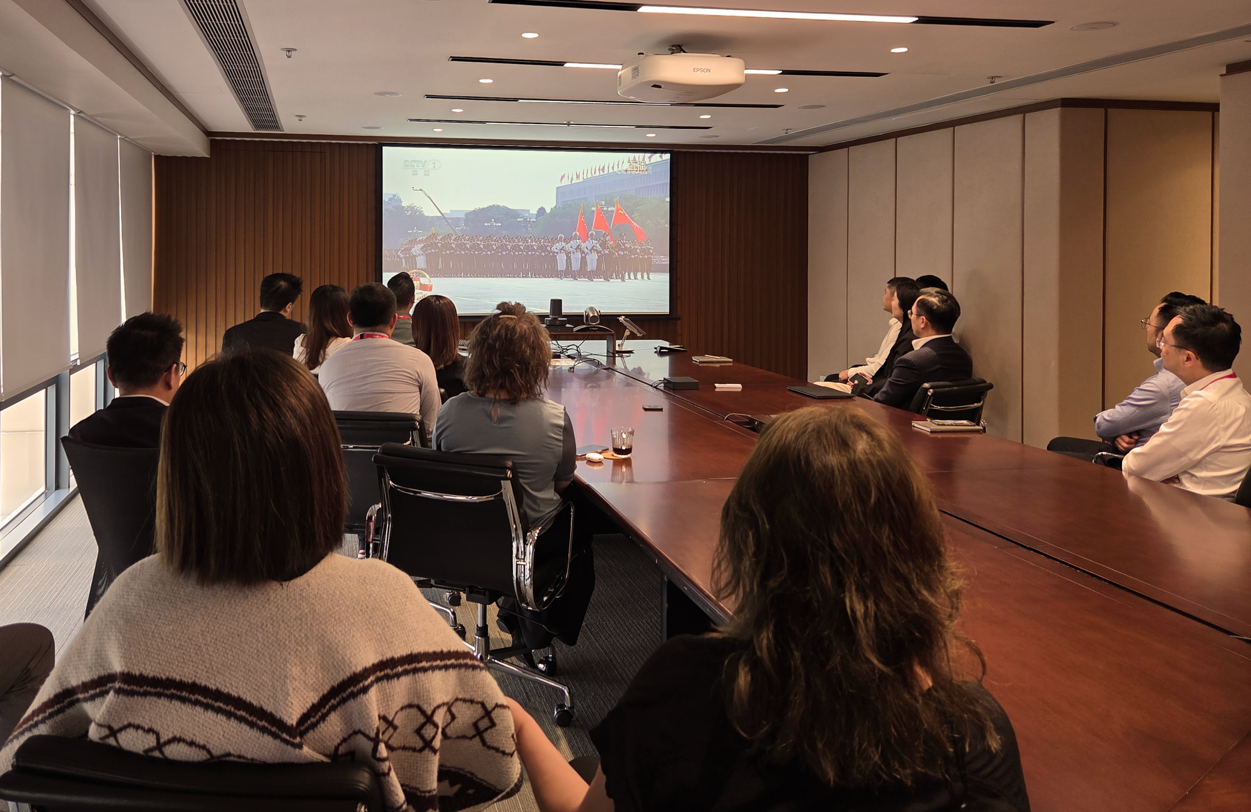 HKC Staff Watch the 80th Anniversary Military Parade of the Victory of the Chinese People’s War of Resistance Against Japanese Aggression and the World Anti-Fascist War Together